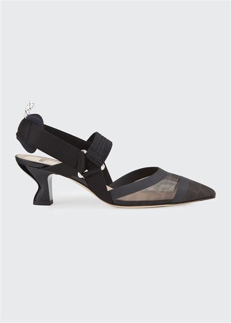 fendi colibri slingback|fendi colibri sale.